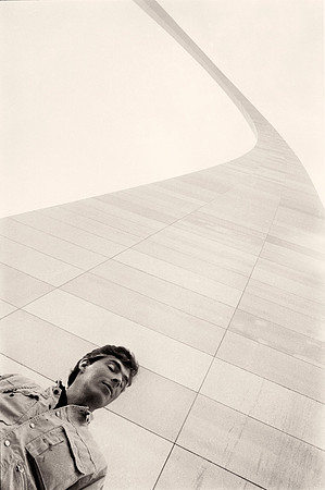 Jeff and Gateway Arch, Saint Louis.